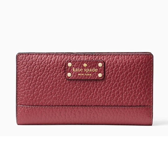 kate spade Handbags - $199 NWT Kate Spade Bay Street Stacy-Black Cherry